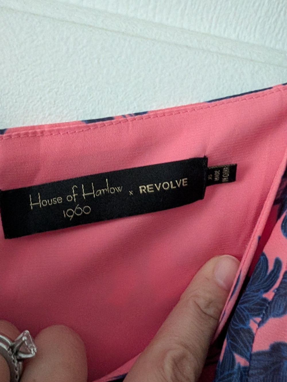 House of Harlow x Revolve Pink Floral Top